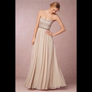 BHLDN by Jenny Yoo Scarlett - sandstone bridesmaid dress Sz 0